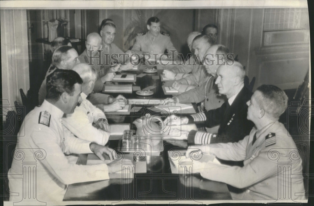 1943 Combined Chiefs Staff Army Navy - Historic Images