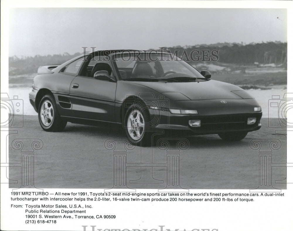 1990 Toyota 1991 MR2 Turbo Sports Car - Historic Images