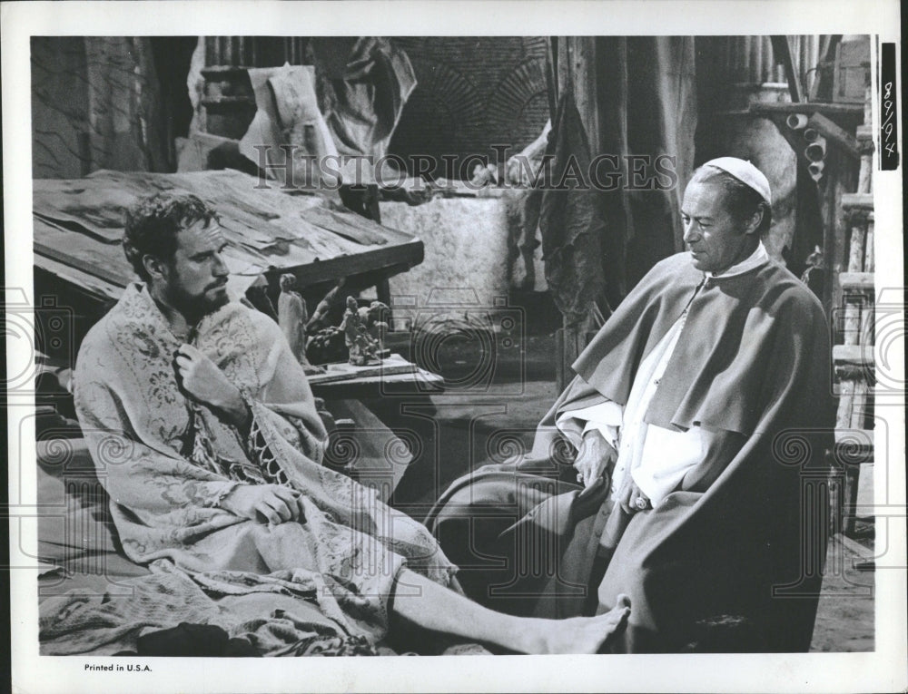 1966 Actors Charlton Heston, Rex Harrison - Historic Images