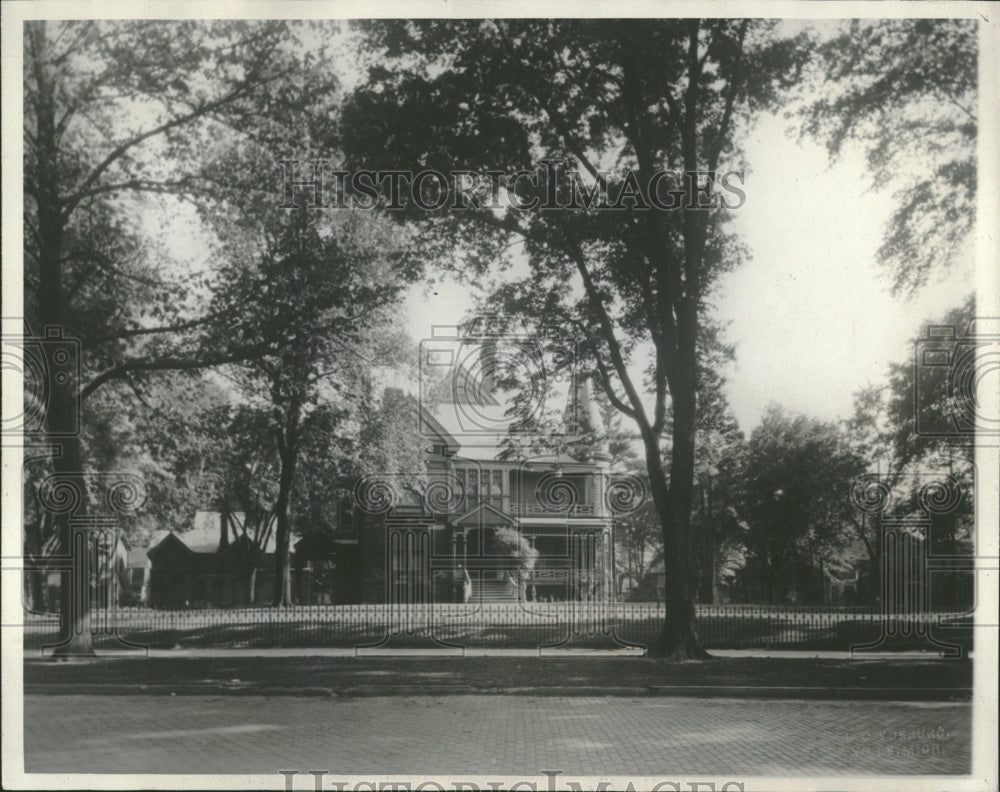 1928  Herbert Hoover chapin mansion Niles - Historic Images