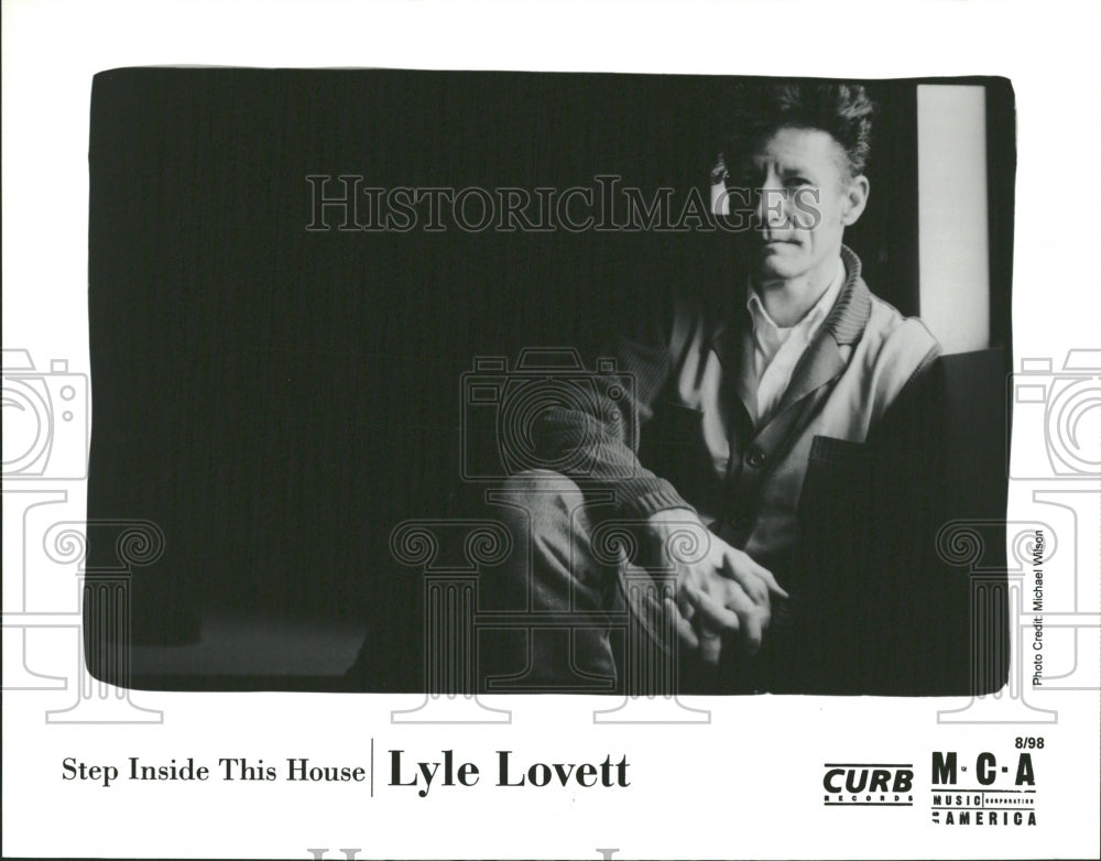 Lyle Pearce Lovett American Singer Actor - Historic Images