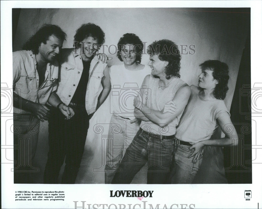 1986 Loverboy Canadian rock group Alberta - Historic Images