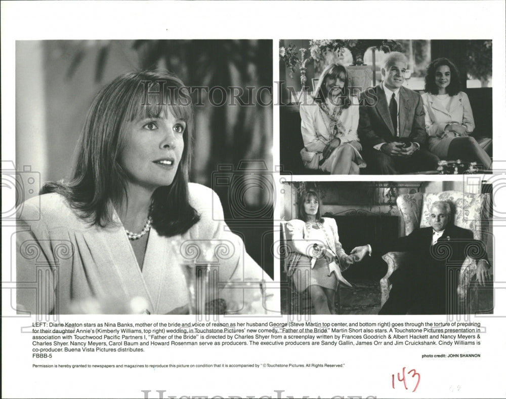 1991 Diane Keaton in Father Of The Bride - Historic Images