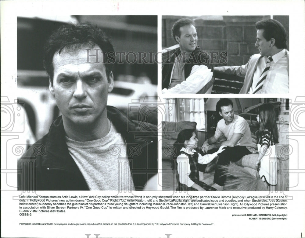 1991 Michael Keaton Scenes of-One Good Cop - Historic Images