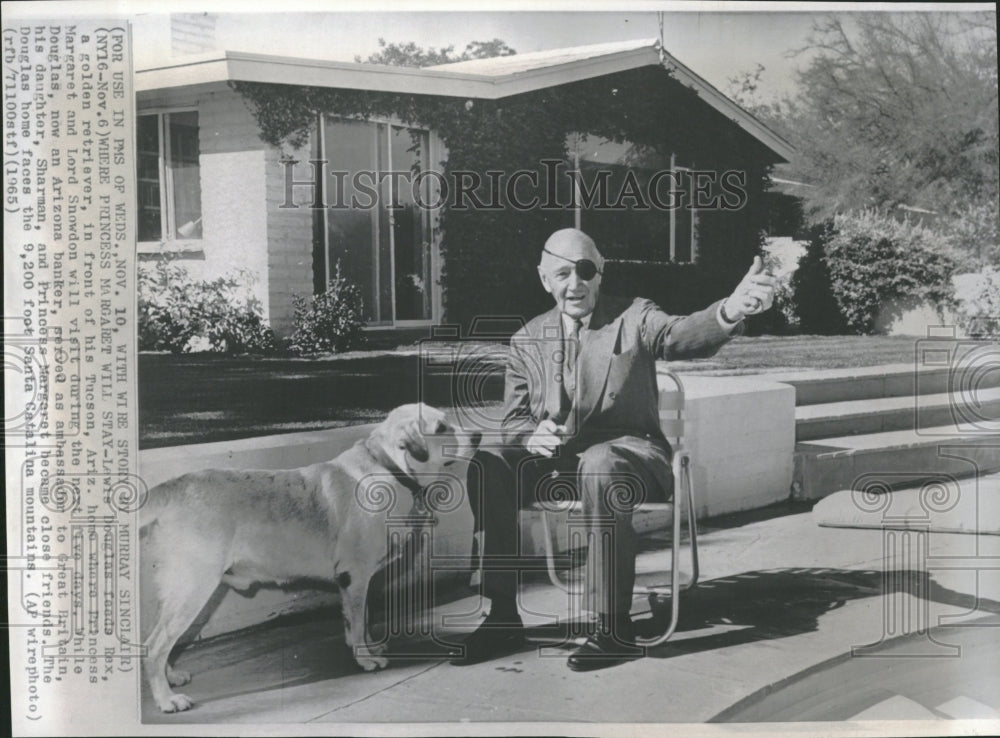 1965 Lewis Douglas Princess Margaret Tuscon - Historic Images