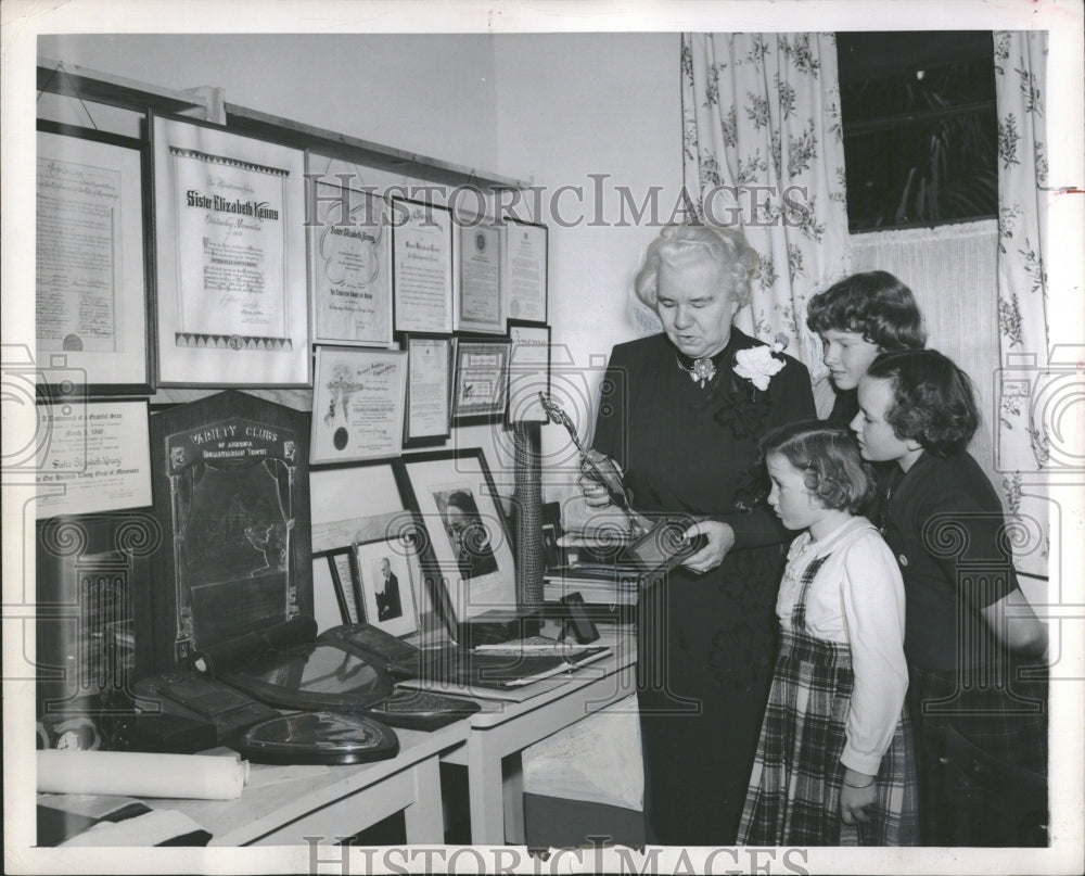 1962 Trophy Room Polio Specialist  Kenny - Historic Images