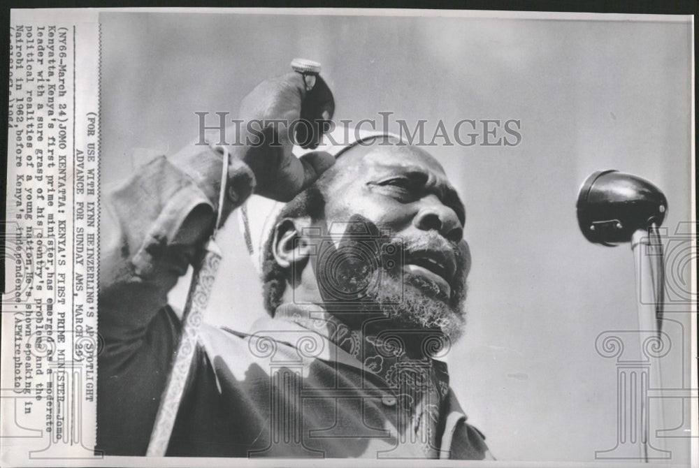 1964 Jomo Kenyatta  Kenyan Nation. - Historic Images