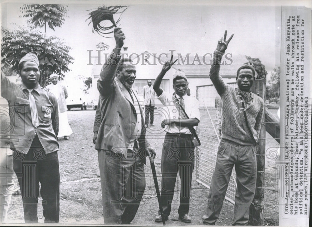 1961 Jomo Kenyatta Kenya Leader Home Gatund - Historic Images