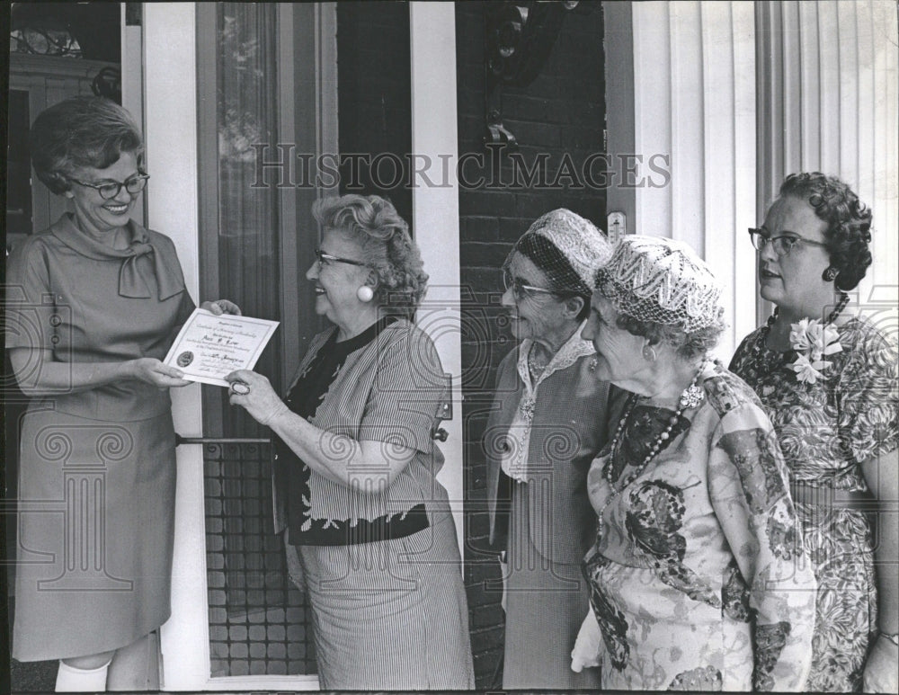 1985 John Love honorary membership Colorado - Historic Images