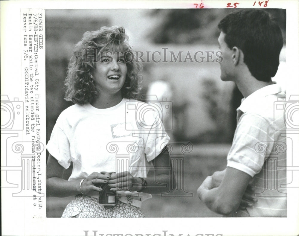 1988 Central Flower Girl Kathyvn Denver - Historic Images