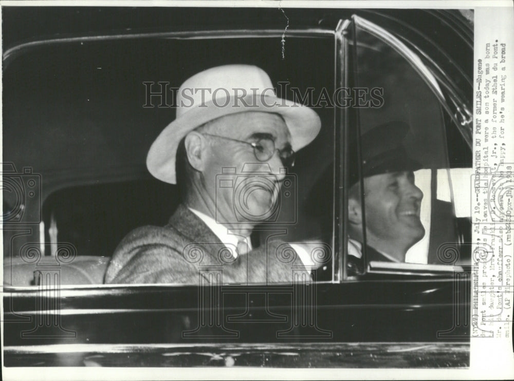 1938 Eugene Du Pont American Businessman - Historic Images