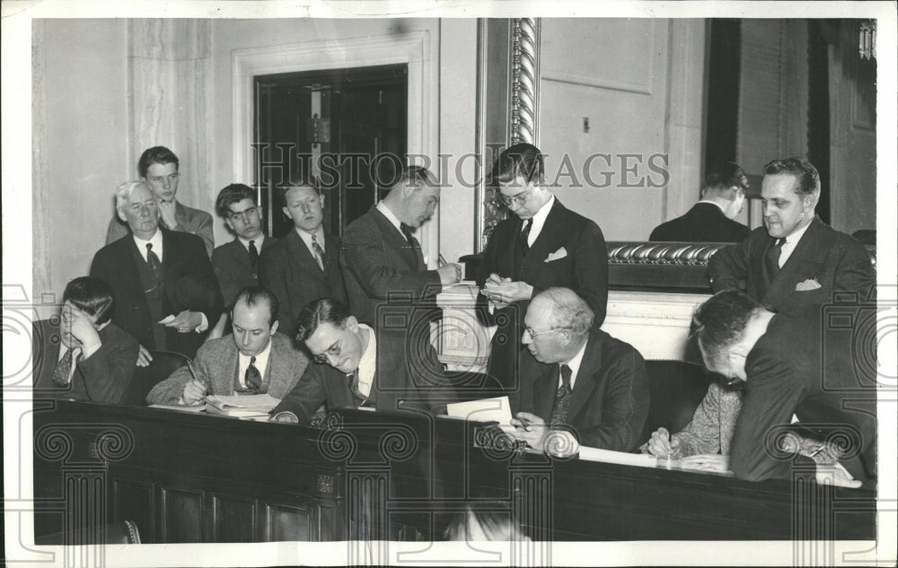 Man Senate Washigton Pat Harrison Finance - Historic Images