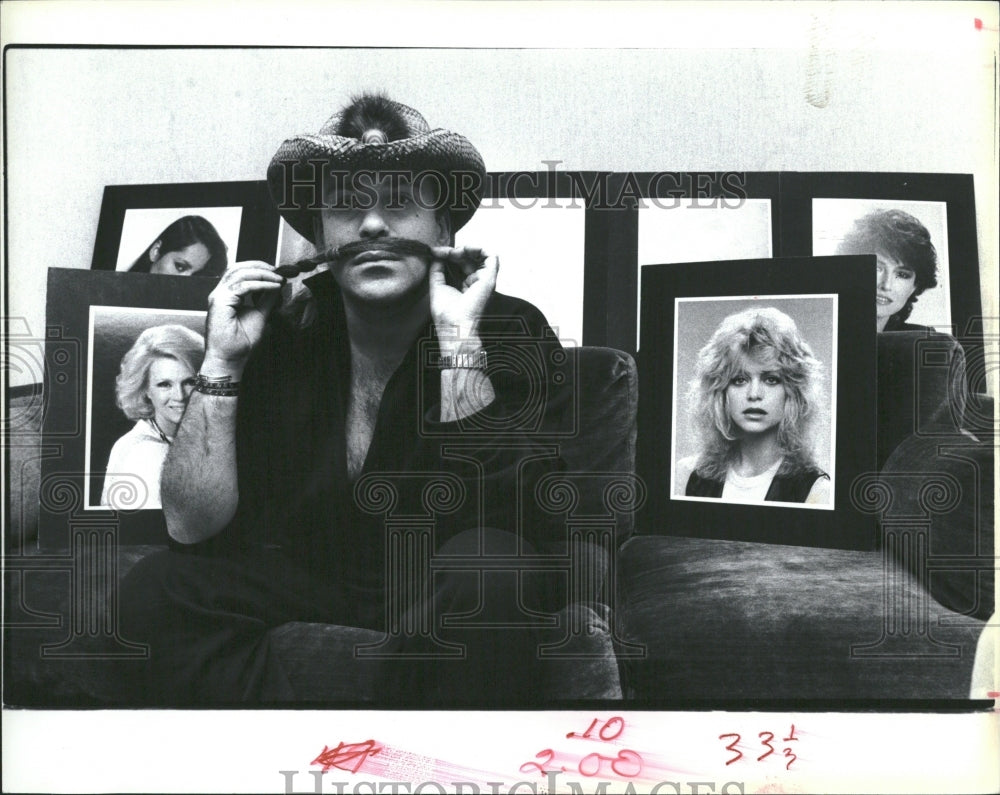 1983 Jose Eber fashion hair stylist model - Historic Images