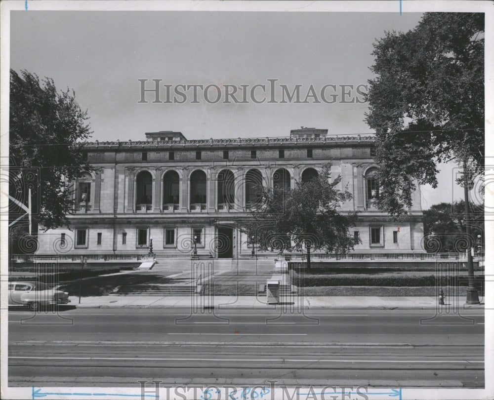 1959 DETROIT LIBRARY MICHIGAN - Historic Images