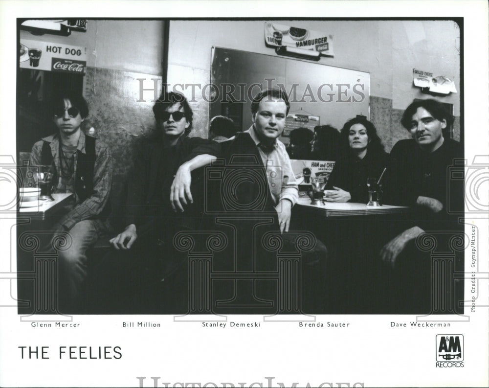 1991 The Feelies Glenn Mercer Bill Millon - Historic Images