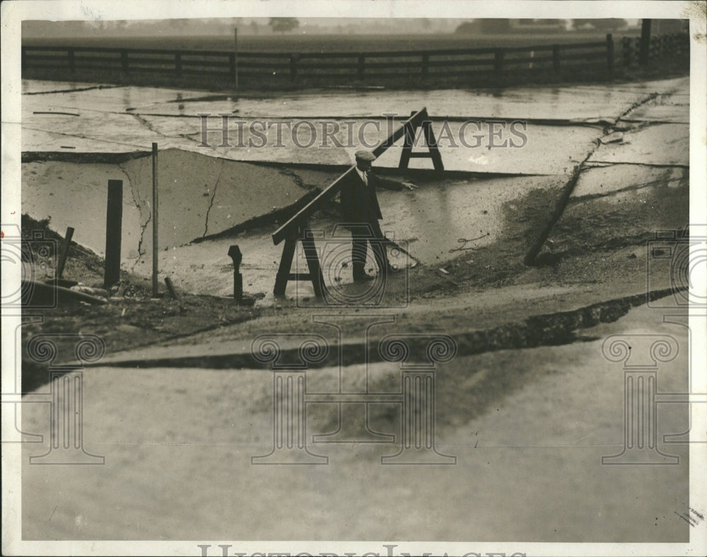 1930 Detroit Public Work Sewer Southfield - Historic Images