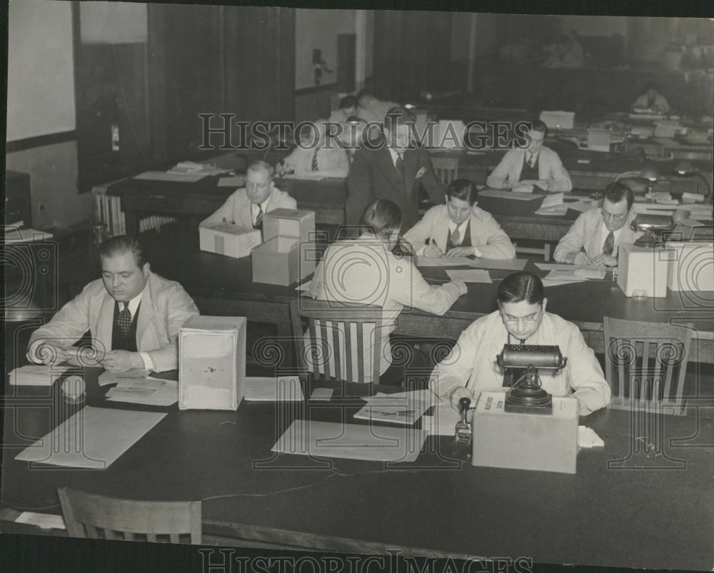 1940 Election Commission Office - Historic Images