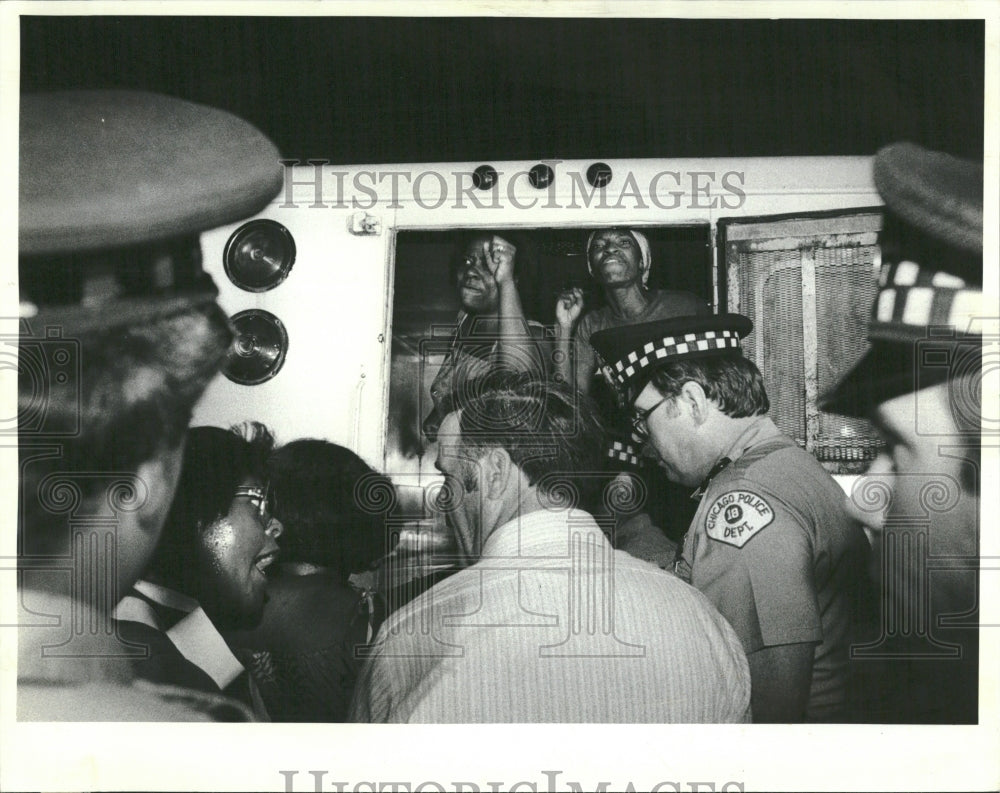 1982 Demonstrations protestors march - Historic Images