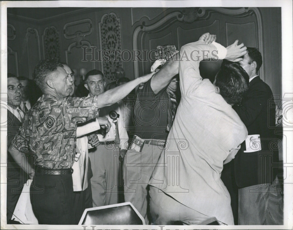 Disorder At California Caucus - Historic Images