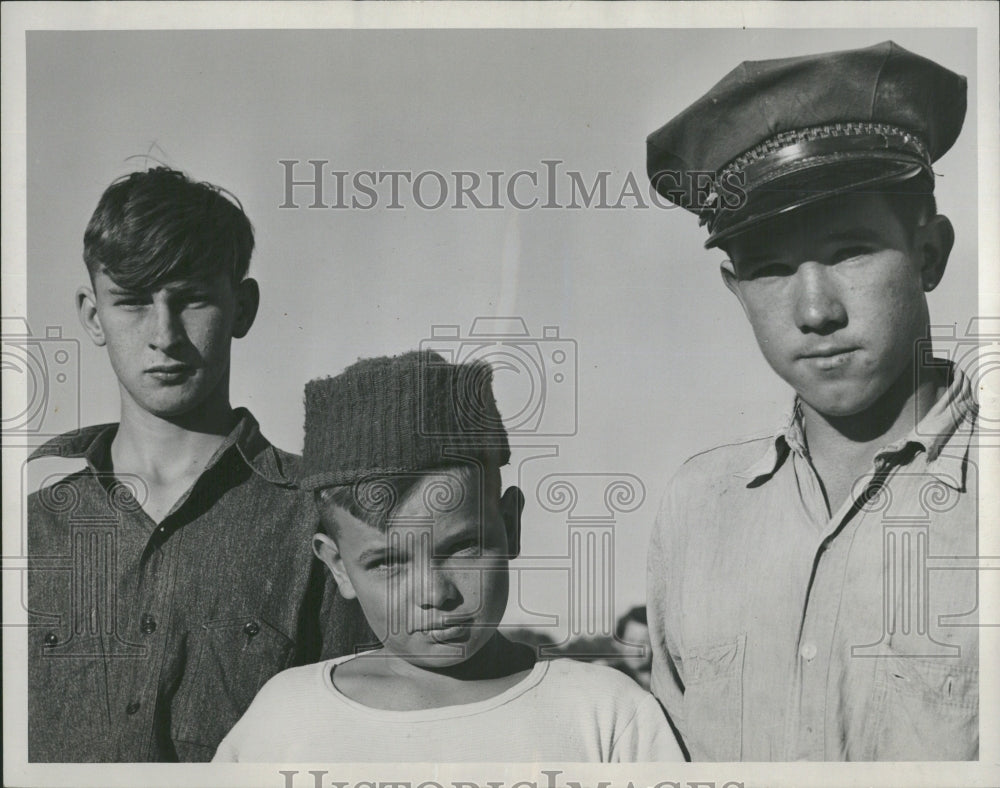 Three Youths Gasoline - Historic Images
