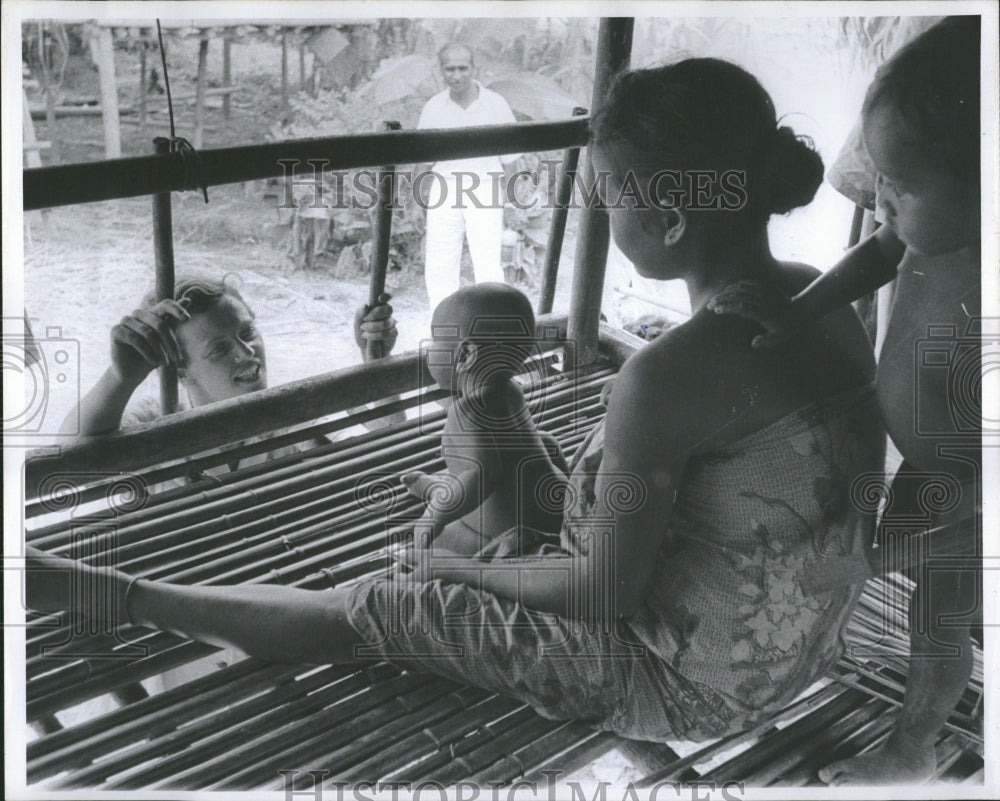 1956 Nurse HEalthcare Children Patient - Historic Images