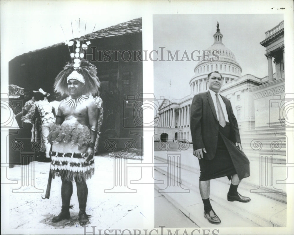 1971 American Samoan A.U. Fuimaono - Historic Images