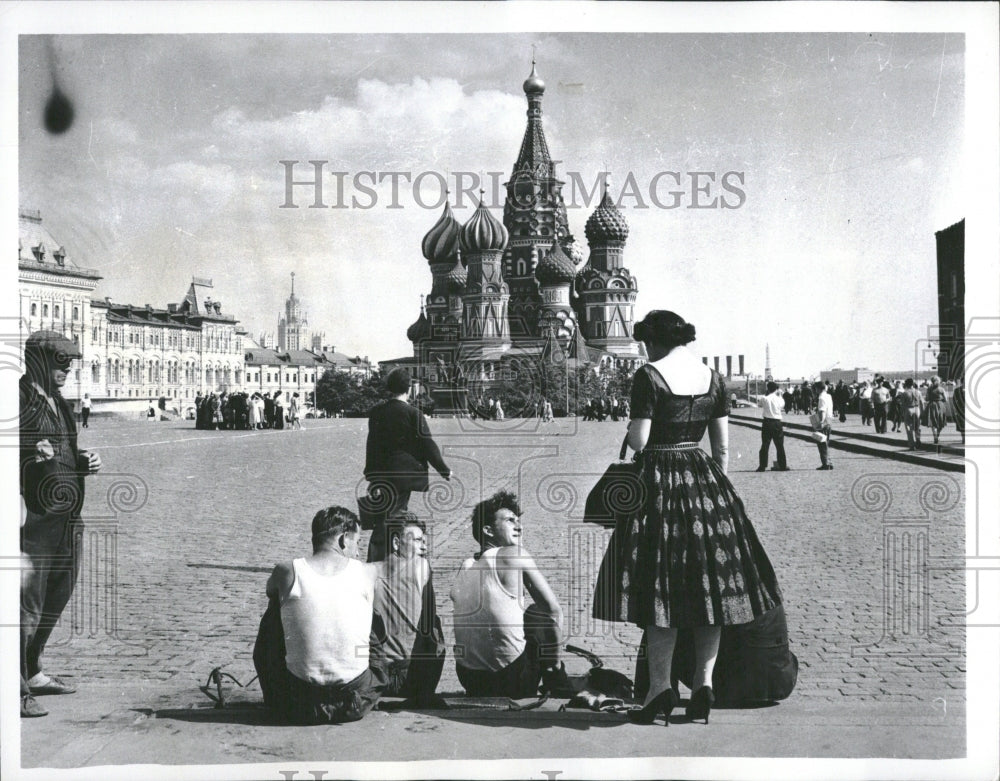 1959 Ann Landers Columnist Moscow Lederer - Historic Images