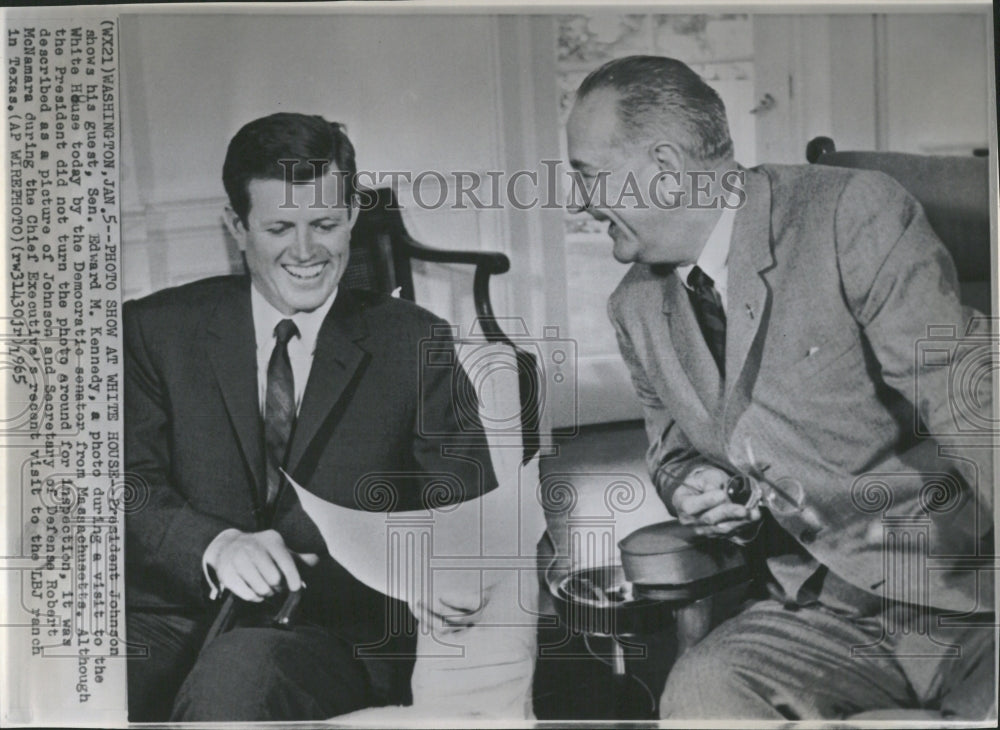 1965  Edward M. Kennedy US Politician - Historic Images