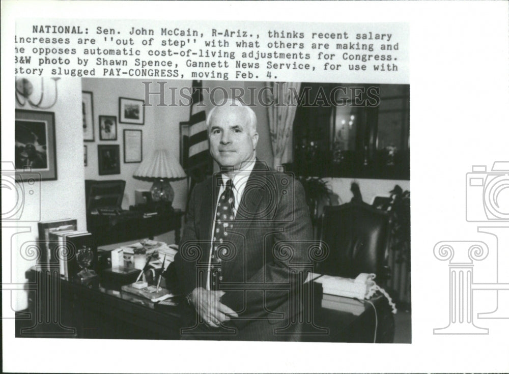 1993 John McCain United States Senator - Historic Images