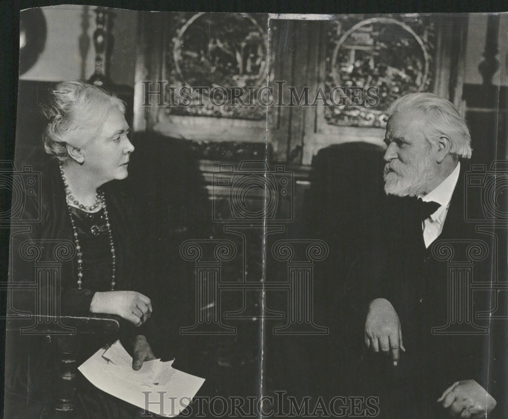 1923 Mr Mrs Markham Exclusively Interview - Historic Images