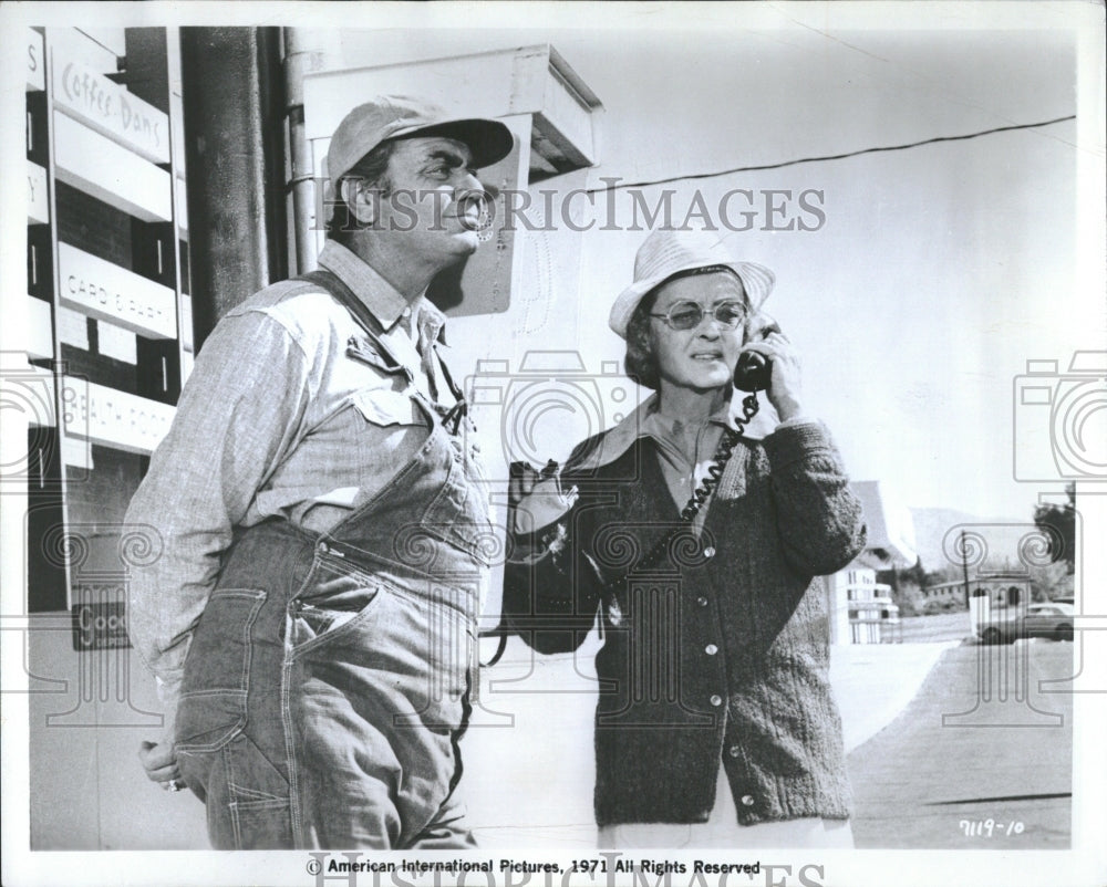 1971 Bette Davis and Ernest Borgnine in &quot;Bu - Historic Images