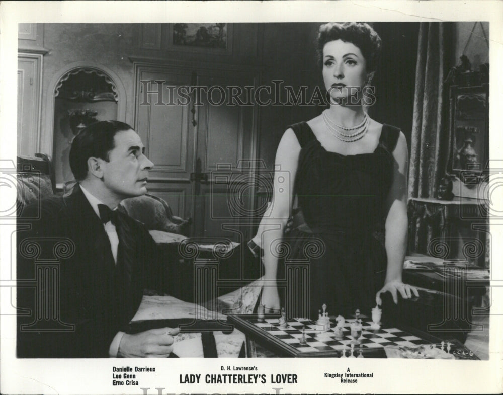 1959 Chatterley Leo Genn Danielle Darrieux - Historic Images