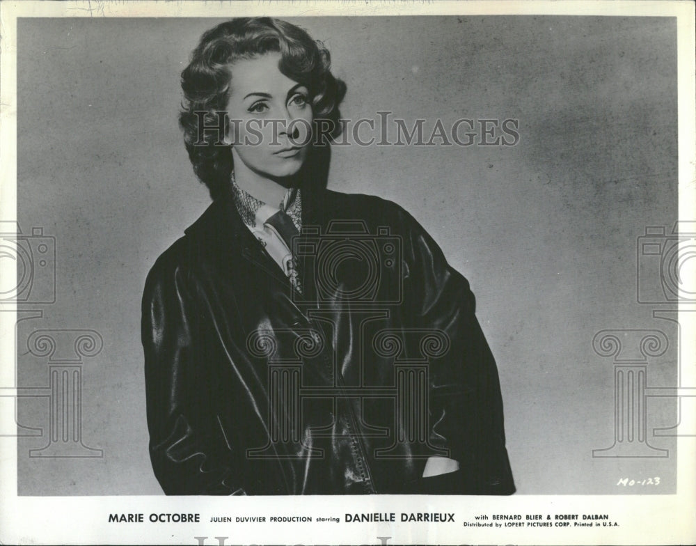 1961 Danielle Darrieux stars in &quot;Marie Octo - Historic Images