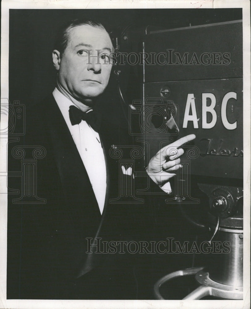 1953 George Jessel American Actor Singer - Historic Images