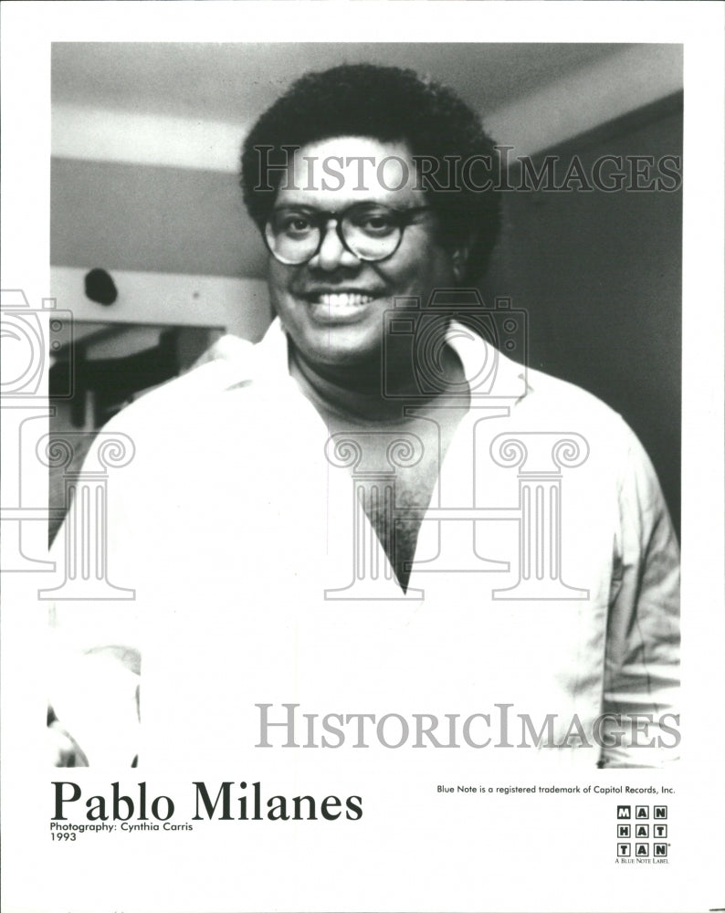 1993 Pablo Milanes Cuban Singer Guitar Man - Historic Images