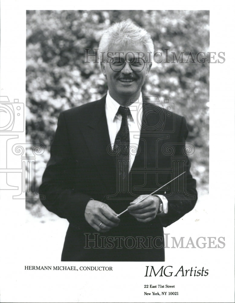 1995 Hermann Michael Conductor Musician - Historic Images