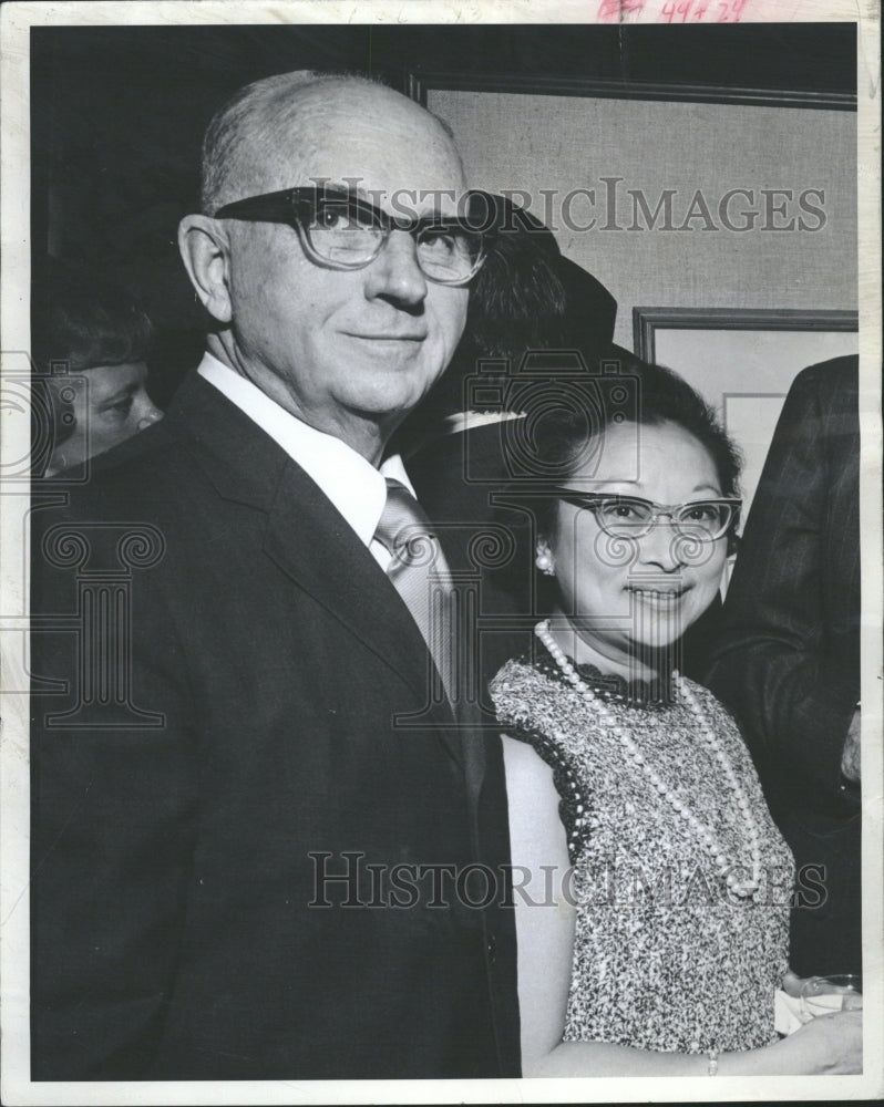 1973 James Michener American Author - Historic Images