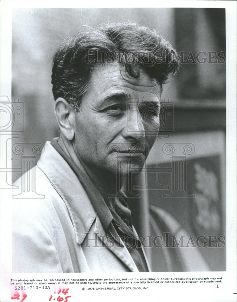 1980 Peter Michael Falk American Actor rOLE - Historic Images