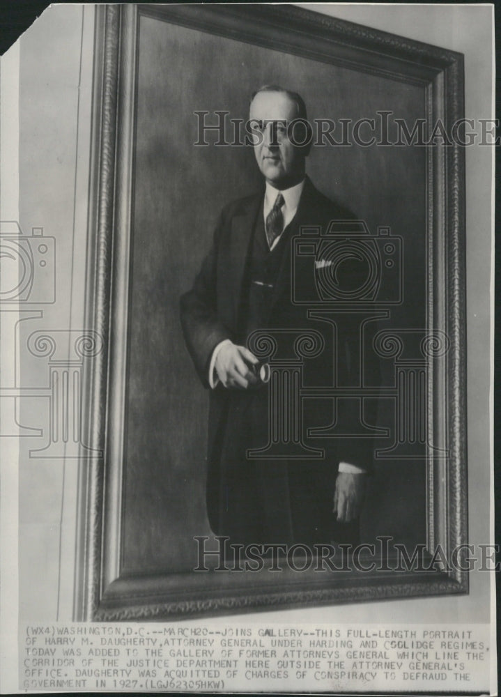 1927 Daugherty American Politician - Historic Images