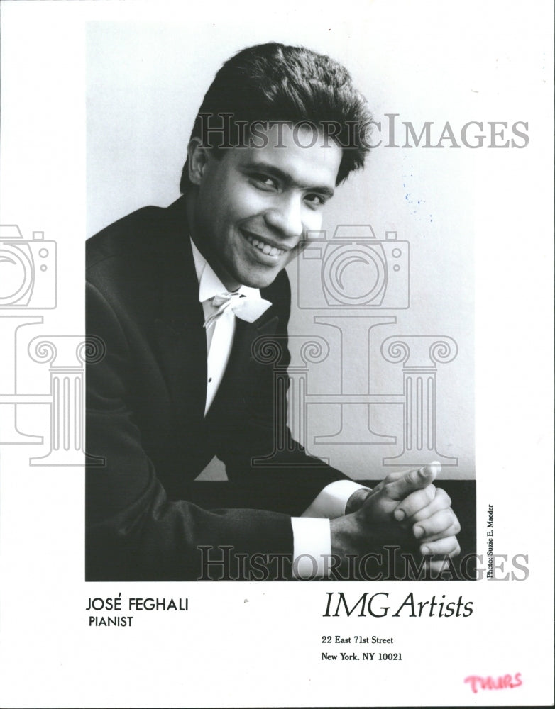 1994 Jose Feghali Brazilian Pianist - Historic Images