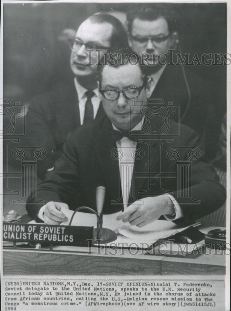 1964 Nikilai T. Federenko - Historic Images