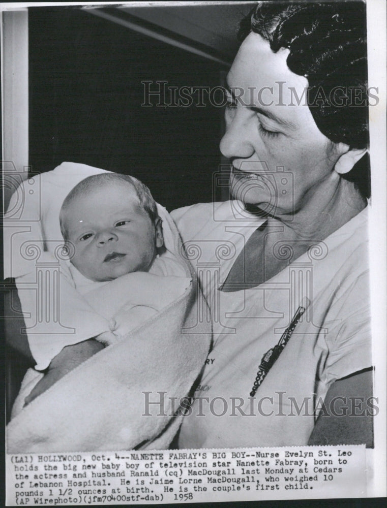 1958 Nanette Fabray Actress Dancer Singer - Historic Images