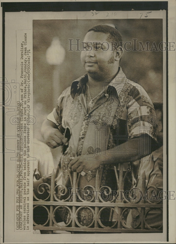 1971 Jean-Claude Duvalier - Historic Images