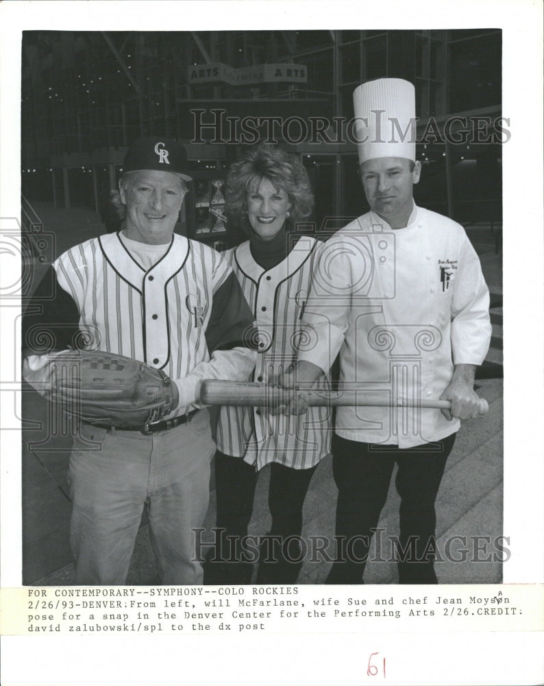 1993 Will McFarlane Sue Chef Moysan Denver - Historic Images