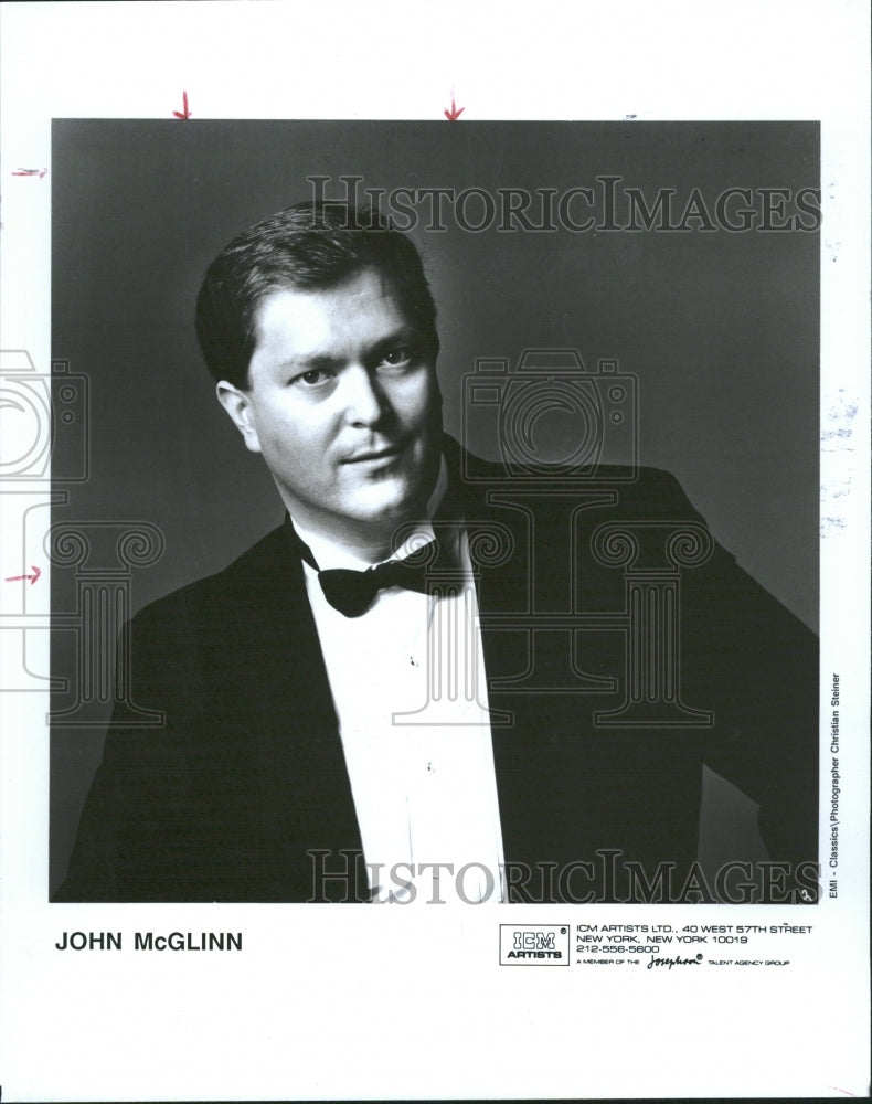 1992 John Alexander McGlinn Conductor Music - Historic Images