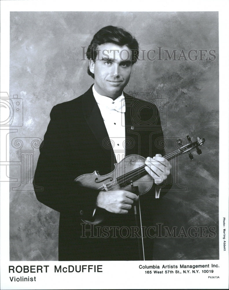 1990 Rnouwed Violinist Robert McDuffie - Historic Images