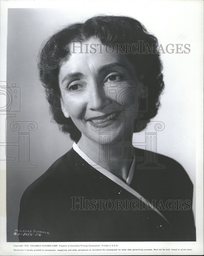 1952 Actress Mildrid Dunnock - Historic Images