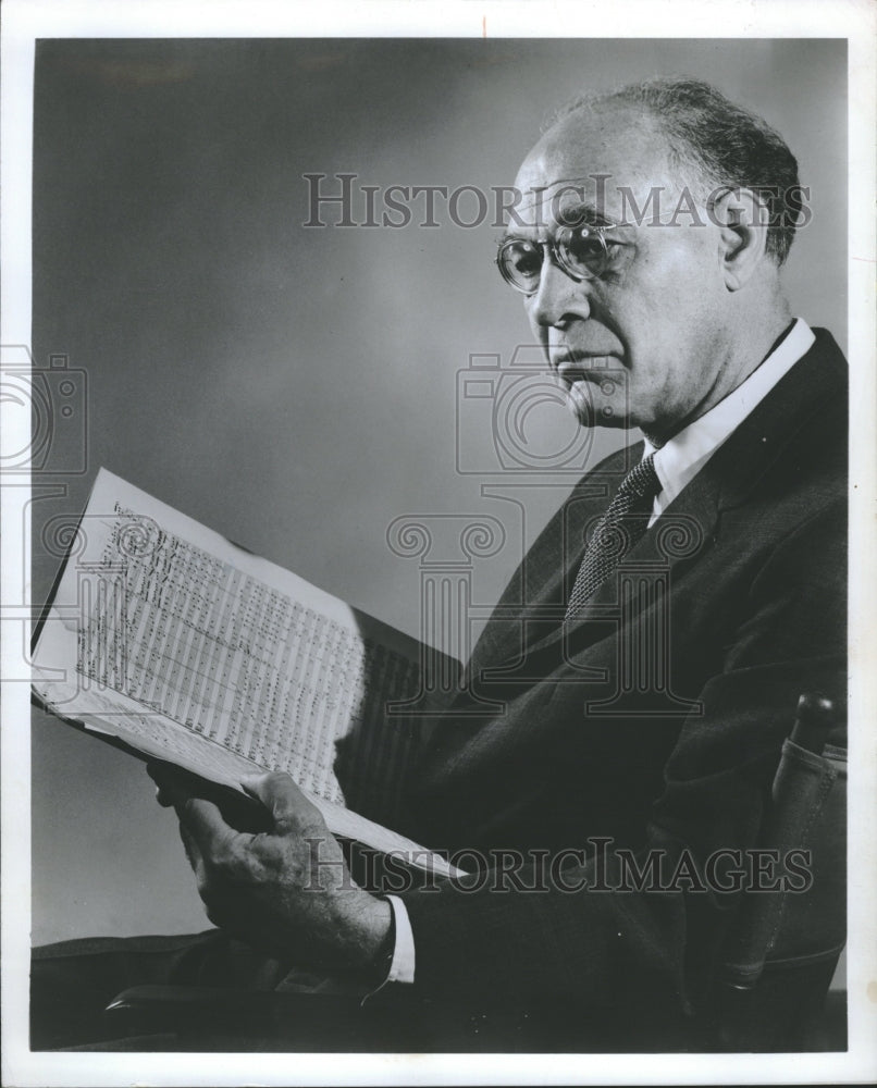 1969 Maurice Abravanel, Composer - Historic Images