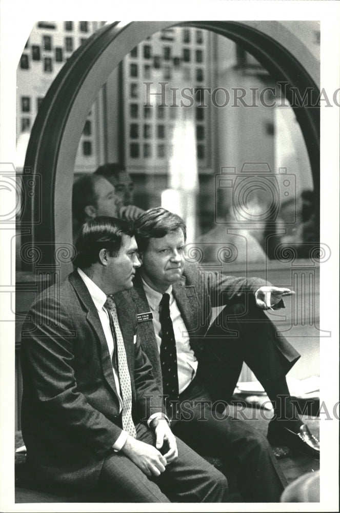 1987 Sen Steve Durham and Sen Jack Fenlon - Historic Images