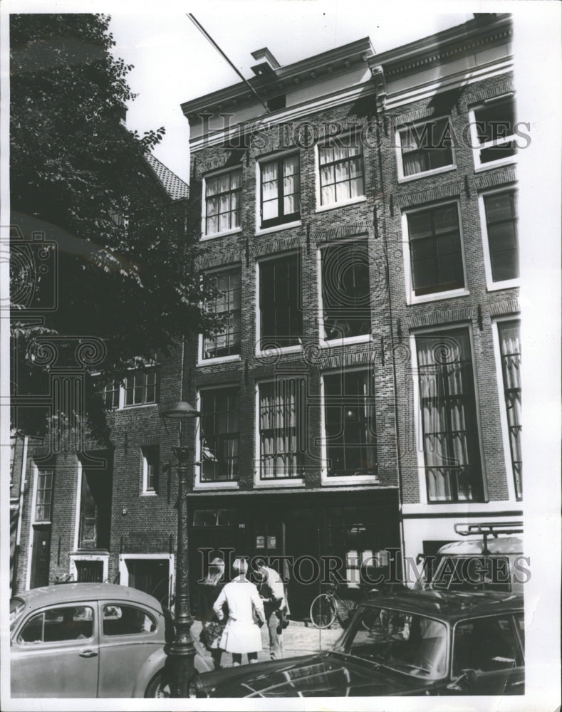 1969 Anne Frank&#39;s home at one time Amsterda - Historic Images